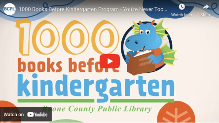 1000 Books Before Kindergarten video thumbnail